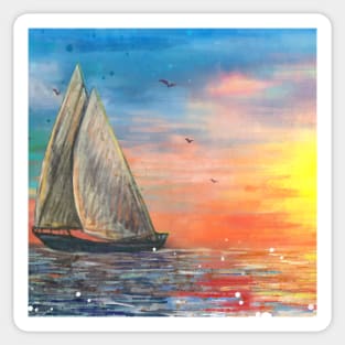 Come sail away with me Sticker